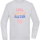 Cool Little Sister Butterfly Design - Comfort Essential Unisex Sweater_ORION GREY II_front