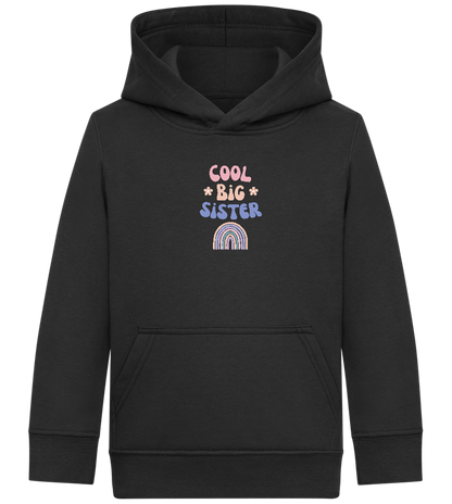 Cool Big Sister Design - Comfort Kids Hoodie_BLACK_front