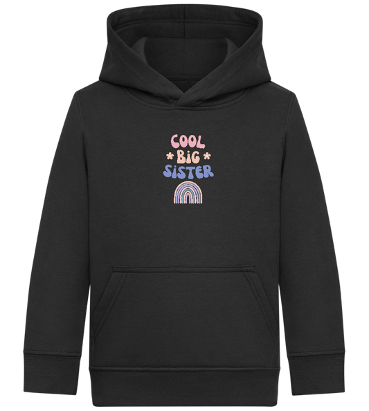 Cool Big Sister Design - Comfort Kids Hoodie_BLACK_front