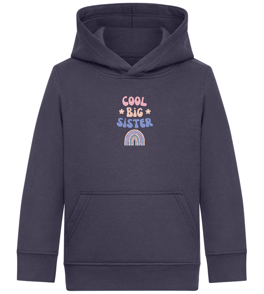 Cool Big Sister Design - Comfort Kids Hoodie_FRENCH NAVY_front