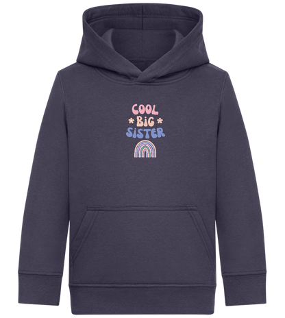 Cool Big Sister Design - Comfort Kids Hoodie_FRENCH NAVY_front