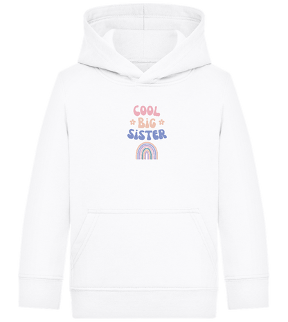 Cool Big Sister Design - Comfort Kids Hoodie_WHITE_front