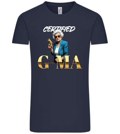 Certified G-Ma Design - Comfort Unisex T-Shirt_FRENCH NAVY_front
