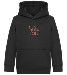 Bossy Sister Text Design - Comfort Kids Hoodie