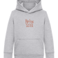 Bossy Sister Text Design - Comfort Kids Hoodie_ORION GREY II_front