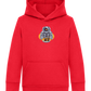 Spaceman Camera Design - Comfort Kids Hoodie_BRIGHT RED_front