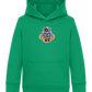 Spaceman Camera Design - Comfort Kids Hoodie_MEADOW GREEN_front