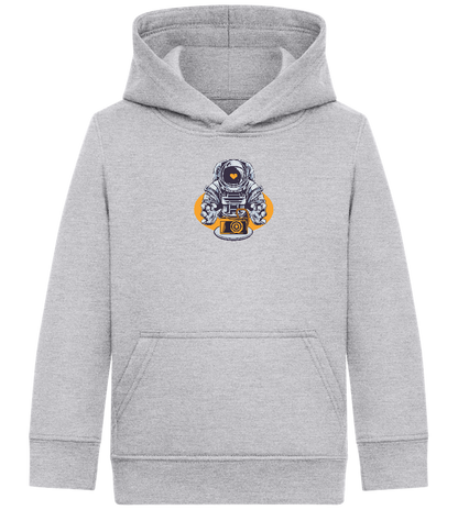 Spaceman Camera Design - Comfort Kids Hoodie_ORION GREY II_front