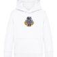 Spaceman Camera Design - Comfort Kids Hoodie_WHITE_front