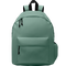 RPET Backpack with Bottle Pocket_DARK GREEN_front