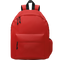 RPET Backpack with Bottle Pocket_RED_front