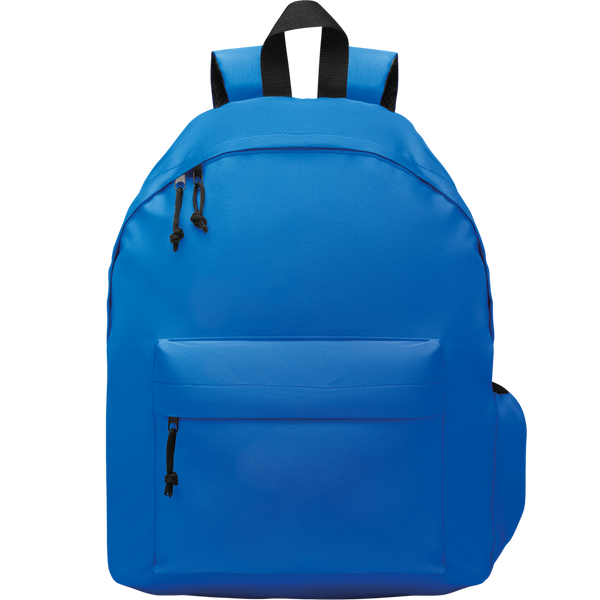 RPET Backpack with Bottle Pocket_ROYAL BLUE_front