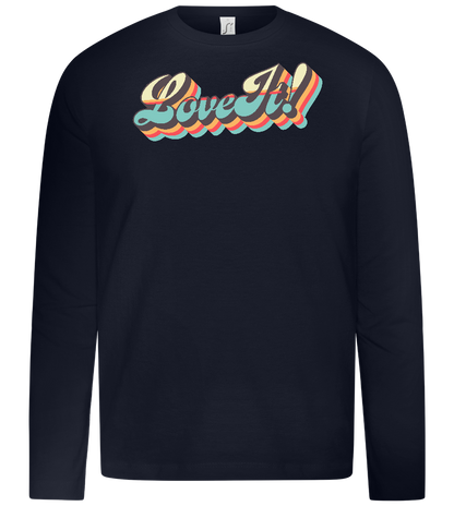 Love It Design - Premium kids long sleeve t-shirt_FRENCH NAVY_front