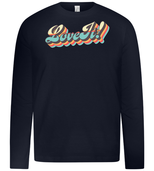 Love It Design - Premium kids long sleeve t-shirt_FRENCH NAVY_front