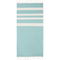 Recycled Cotton Hammam Towel Blanket_TURQUOISE_front
