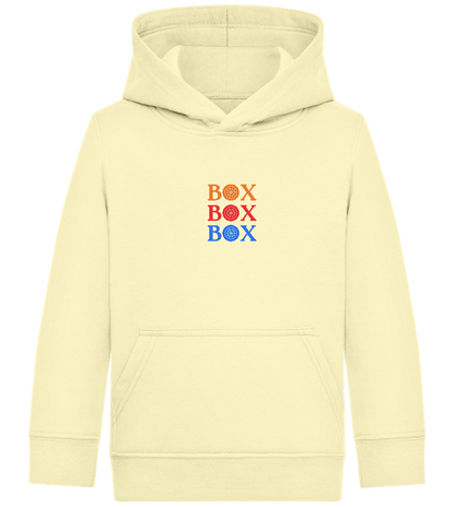 Box Box Box Design - Comfort Kids Hoodie_AMARELO CLARO_front