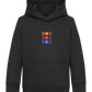 Box Box Box Design - Comfort Kids Hoodie_BLACK_front