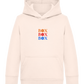 Box Box Box Design - Comfort Kids Hoodie_LIGHT PEACH ROSE_front