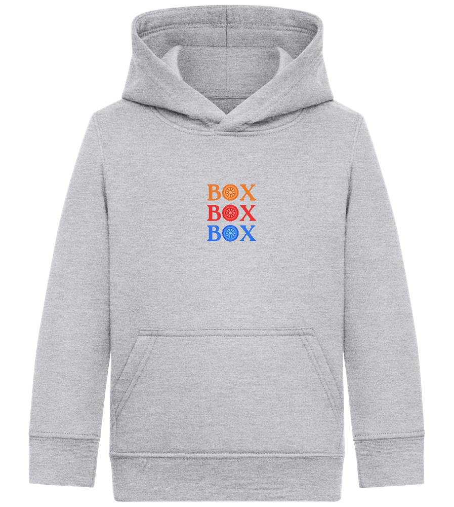 Box Box Box Design - Comfort Kids Hoodie_ORION GREY II_front