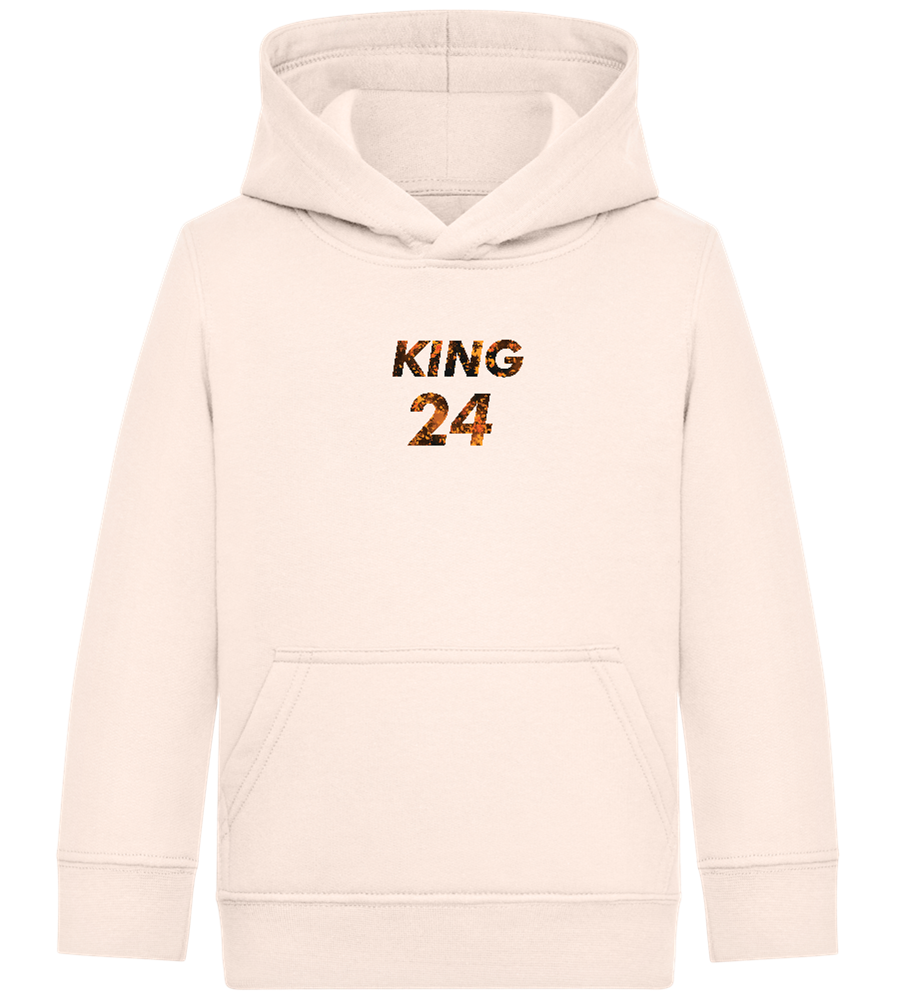 KING 24 Design - Comfort Kids Hoodie_LIGHT PEACH ROSE_front