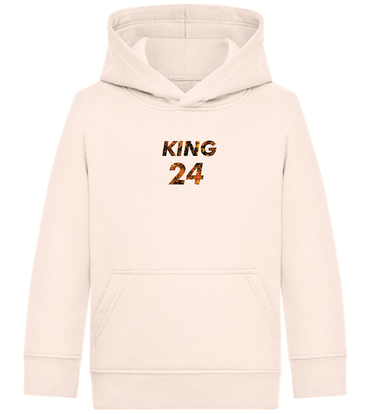 KING 24 Design - Comfort Kids Hoodie_LIGHT PEACH ROSE_front