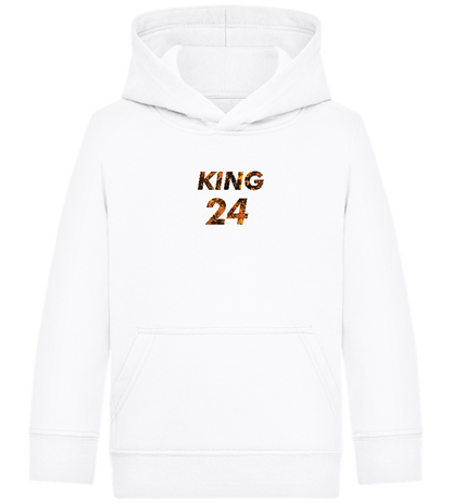 KING 24 Design - Comfort Kids Hoodie_WHITE_front