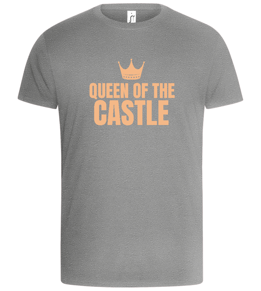 Queen of the Castle Design - Basic Unisex T-Shirt_ORION GREY_front