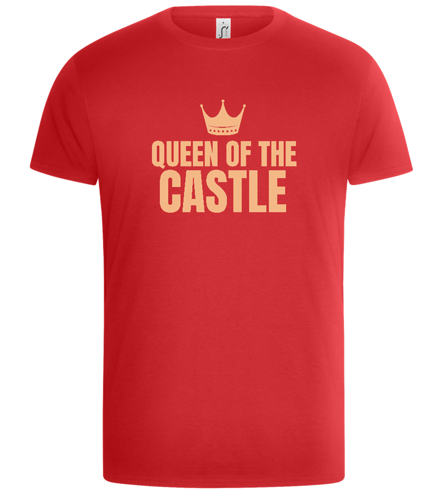 Queen of the Castle Design - Basic Unisex T-Shirt_RED_front