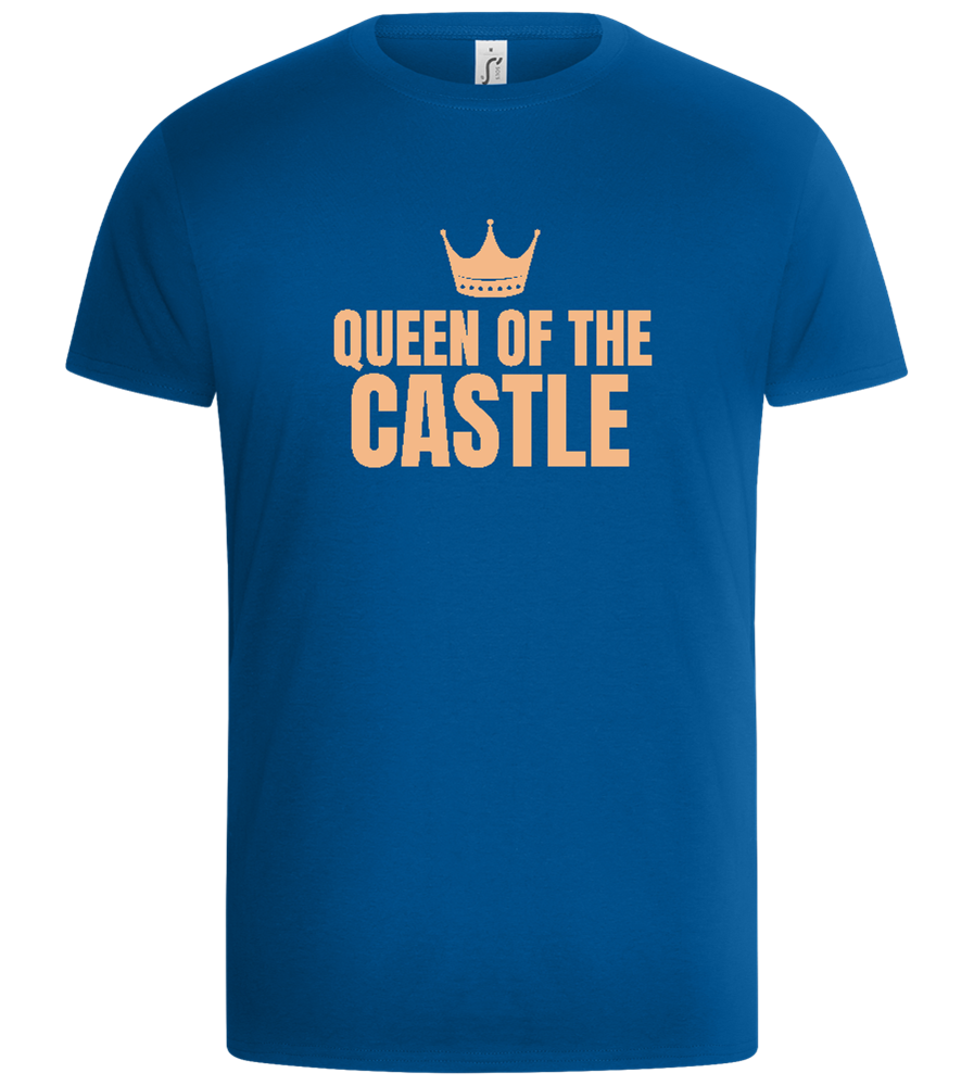 Queen of the Castle Design - Basic Unisex T-Shirt_ROYAL_front