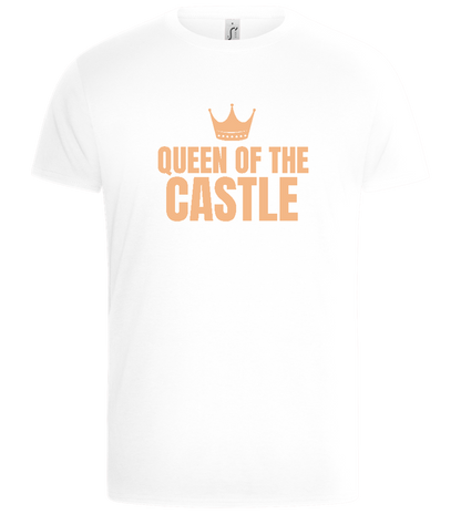 Queen of the Castle Design - Basic Unisex T-Shirt_WHITE_front