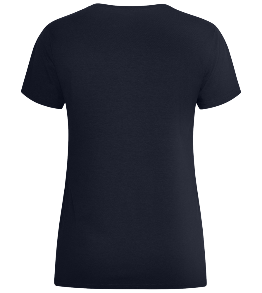 Réviser c'est Douter de Son Talent Design - Comfort women's fitted t-shirt_FRENCH NAVY_back