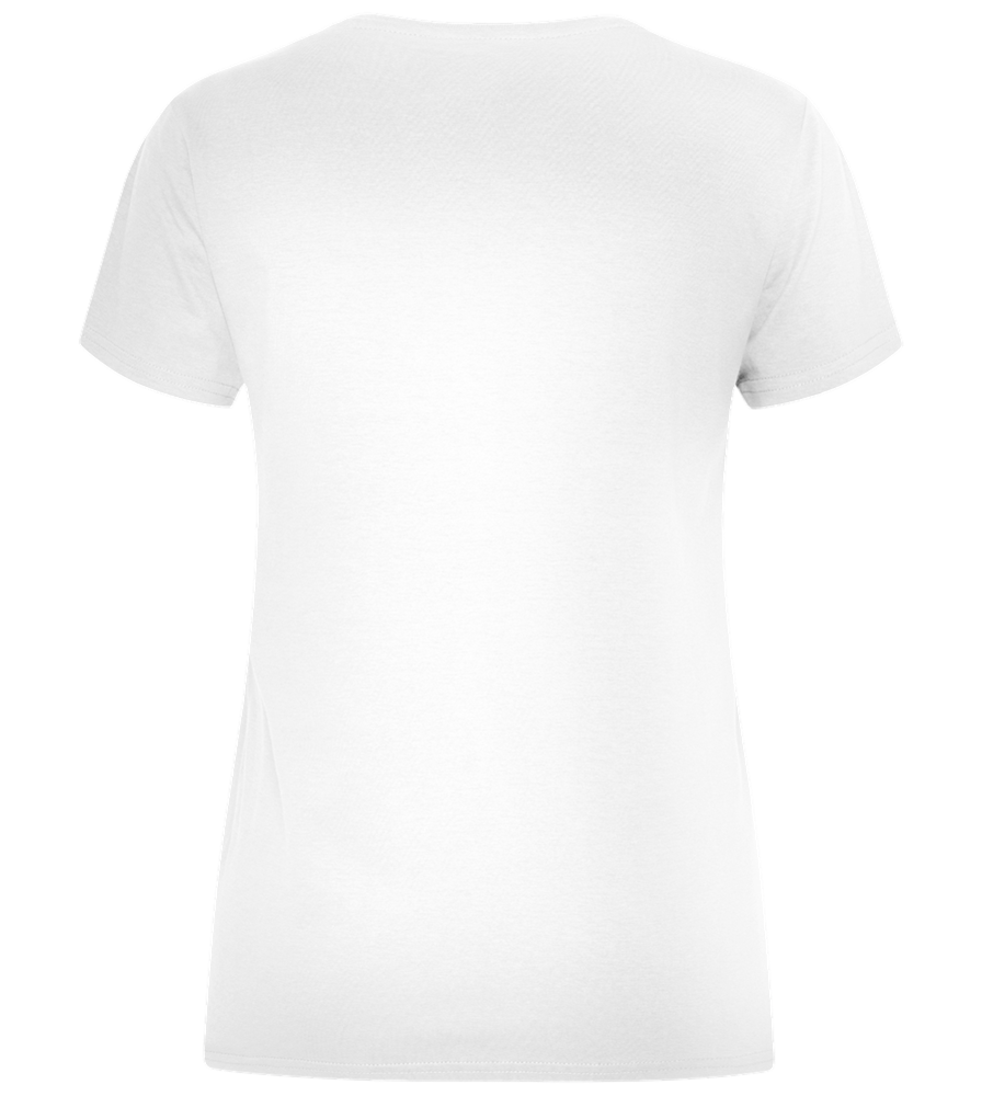 Réviser c'est Douter de Son Talent Design - Comfort women's fitted t-shirt_WHITE_back