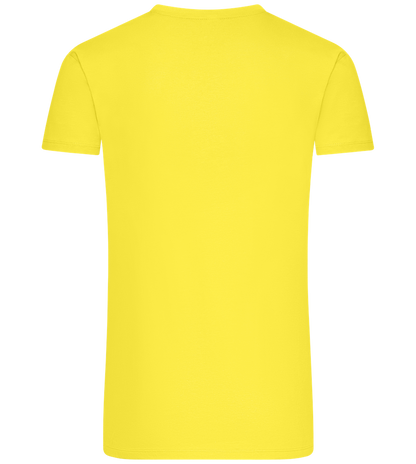 Can I Pet That Dawggg Design - Premium men's t-shirt_LEMON_back