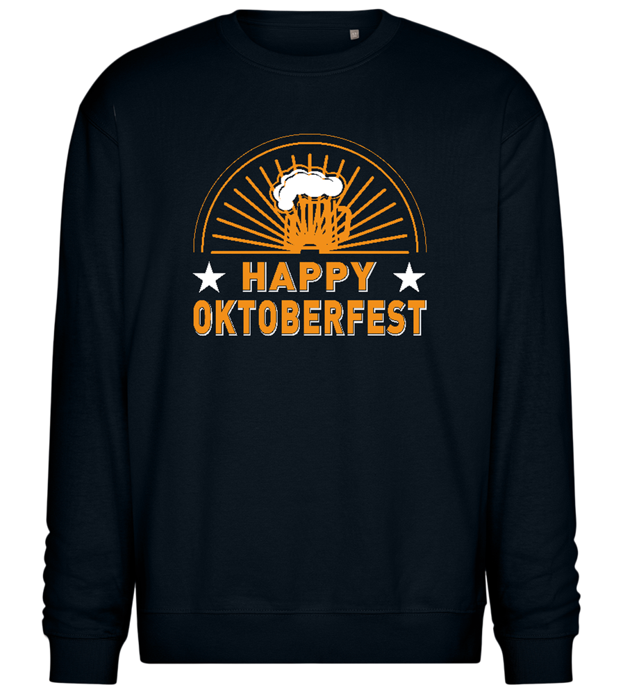 Happy Oktoberfest Design - Comfort Essential Unisex Sweater_BLACK_front