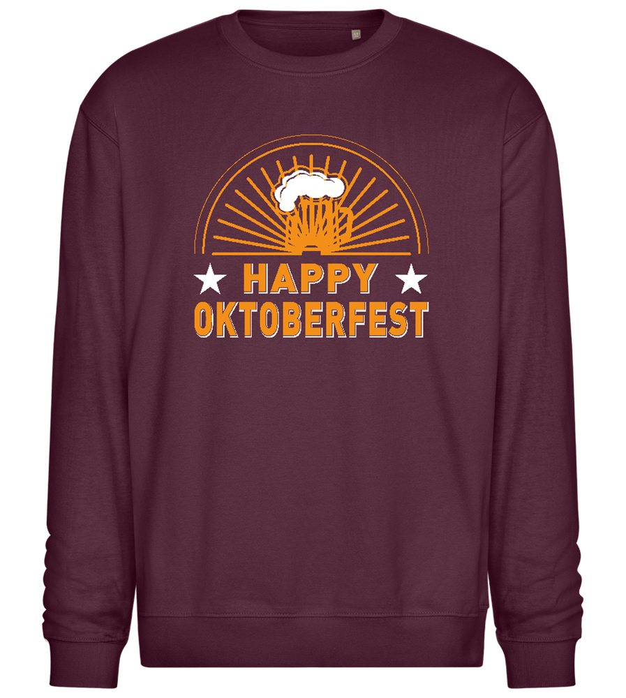 Happy Oktoberfest Design - Comfort Essential Unisex Sweater_BORDEAUX_front