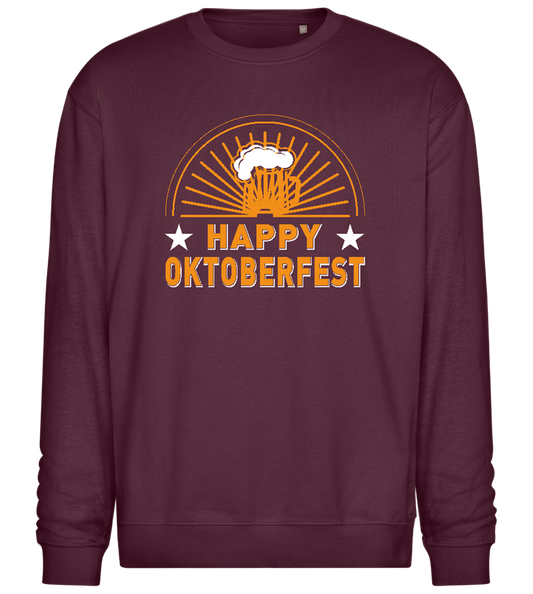 Happy Oktoberfest Design - Comfort Essential Unisex Sweater_BORDEAUX_front