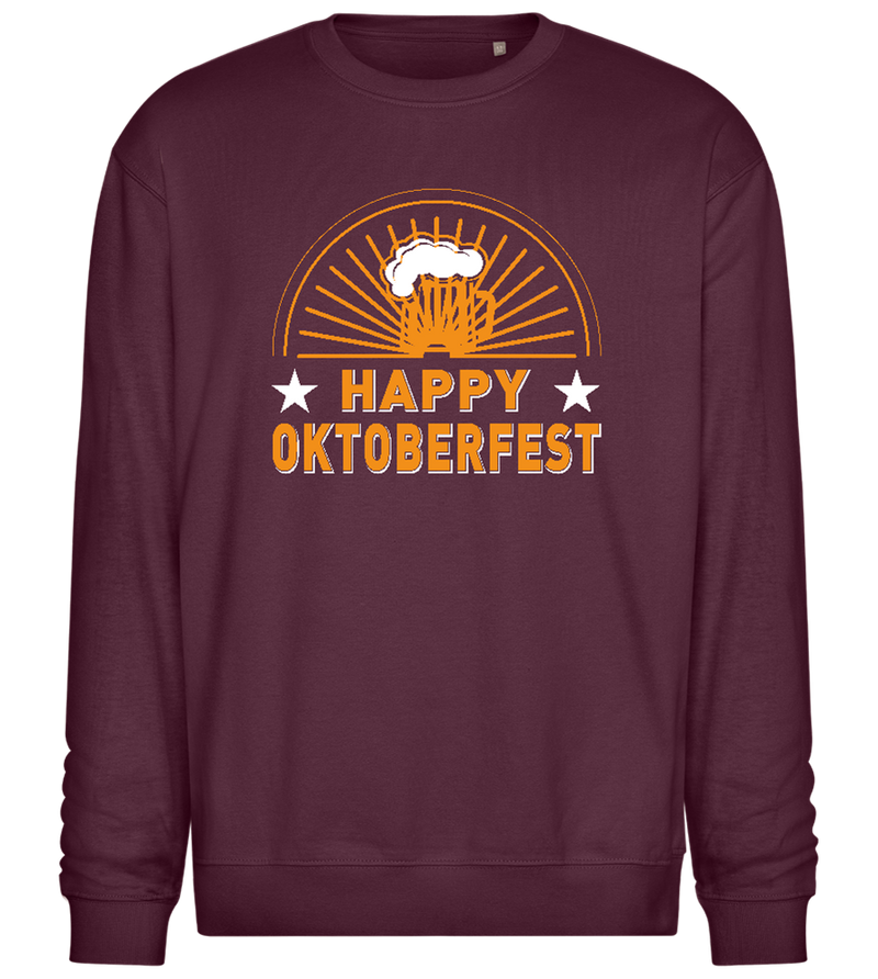 Happy Oktoberfest Design - Comfort Essential Unisex Sweater_BORDEAUX_front