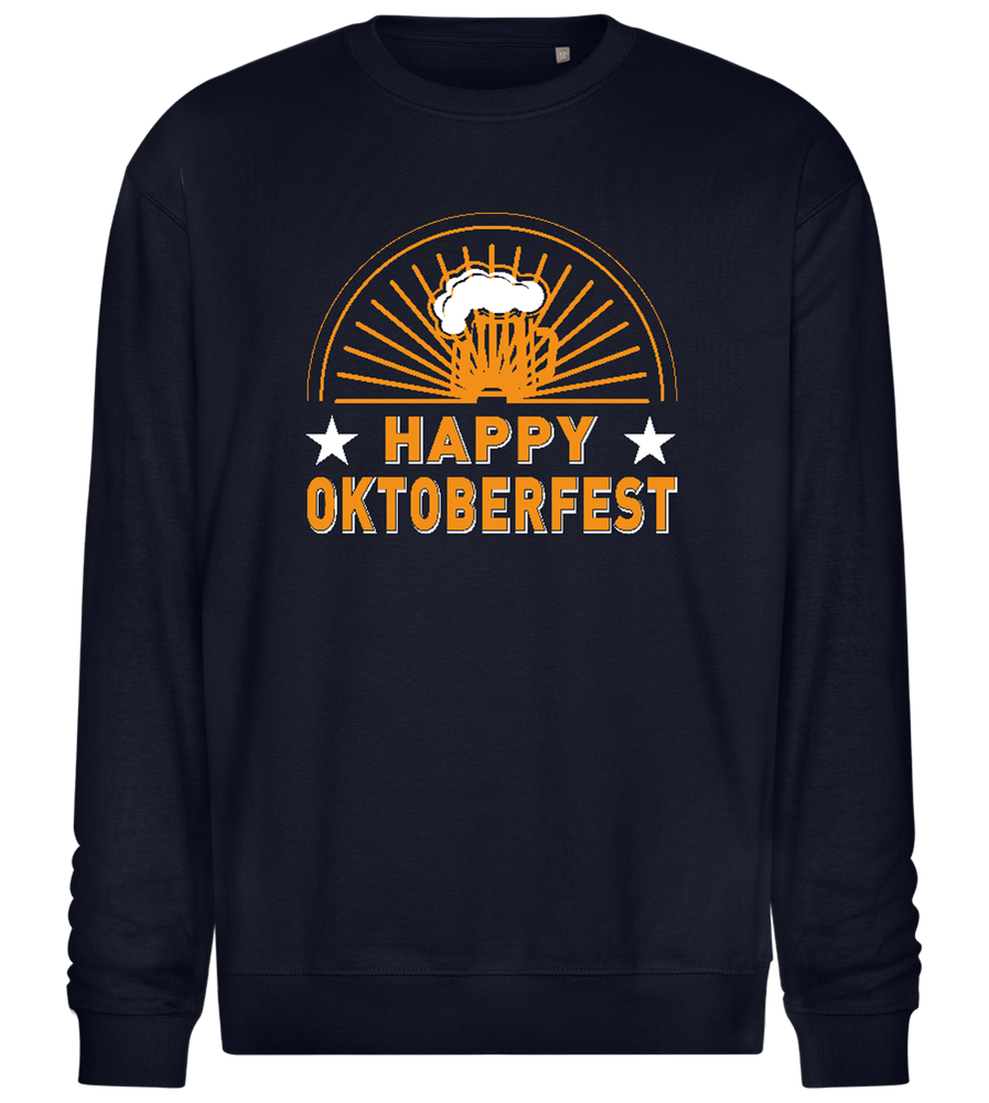 Happy Oktoberfest Design - Comfort Essential Unisex Sweater_FRENCH NAVY_front