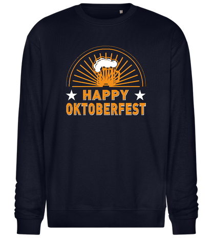 Happy Oktoberfest Design - Comfort Essential Unisex Sweater_FRENCH NAVY_front