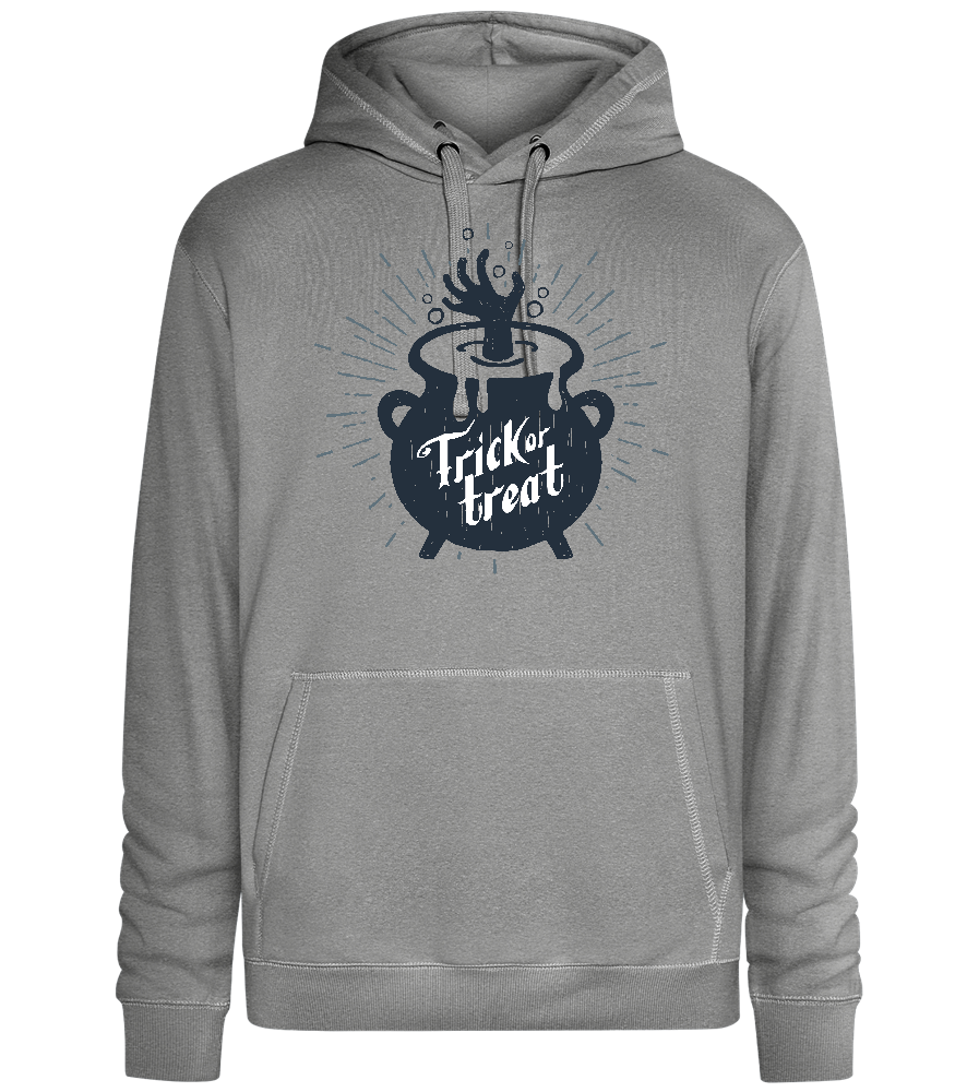 Trick or Treat Witch Pot Design - Premium unisex hoodie_ORION GREY II_front