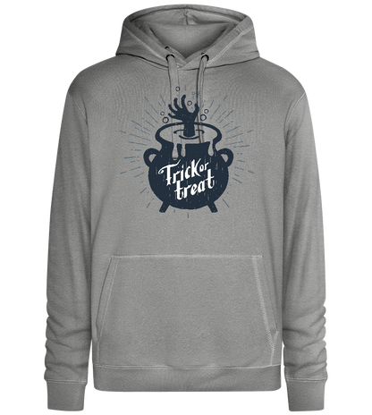 Trick or Treat Witch Pot Design - Premium unisex hoodie_ORION GREY II_front