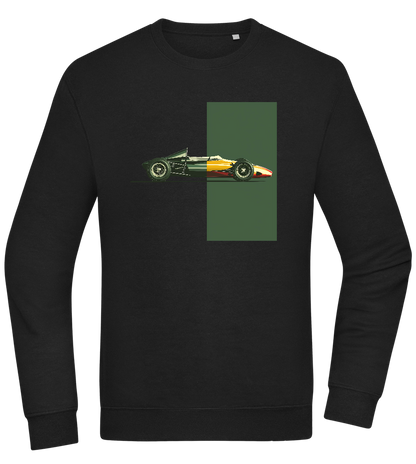 Retro F1 Design - Comfort Essential Unisex Sweater_BLACK_front