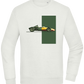 Retro F1 Design - Comfort Essential Unisex Sweater_CREAMY GREEN_front