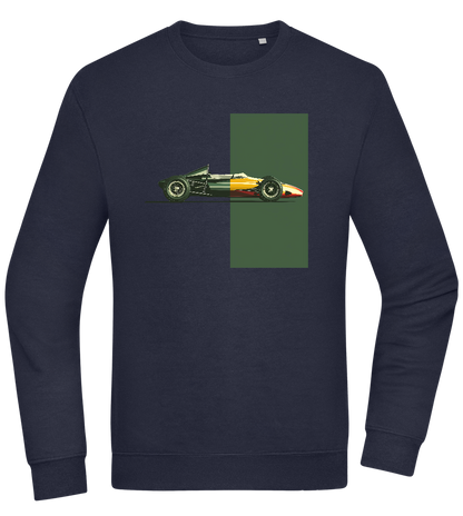 Retro F1 Design - Comfort Essential Unisex Sweater_FRENCH NAVY_front