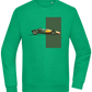 Retro F1 Design - Comfort Essential Unisex Sweater_MEADOW GREEN_front