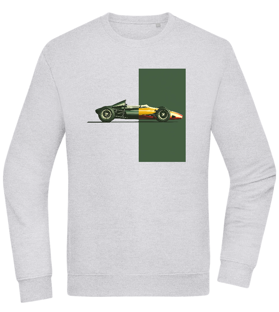 Retro F1 Design - Comfort Essential Unisex Sweater_ORION GREY II_front