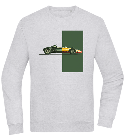 Retro F1 Design - Comfort Essential Unisex Sweater_ORION GREY II_front