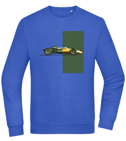 Retro F1 Design - Comfort Essential Unisex Sweater_ROYAL_front