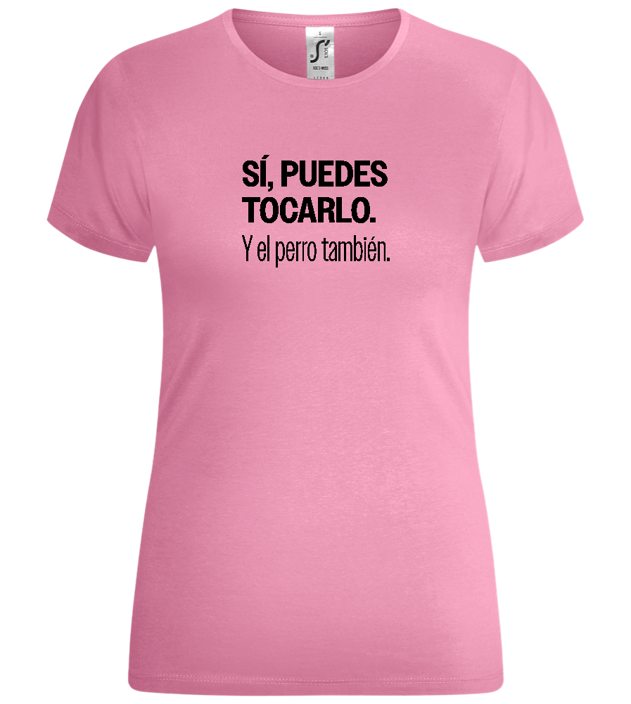 Puedes Tocarlo Design - Comfort women's t-shirt_PINK ORCHID_front