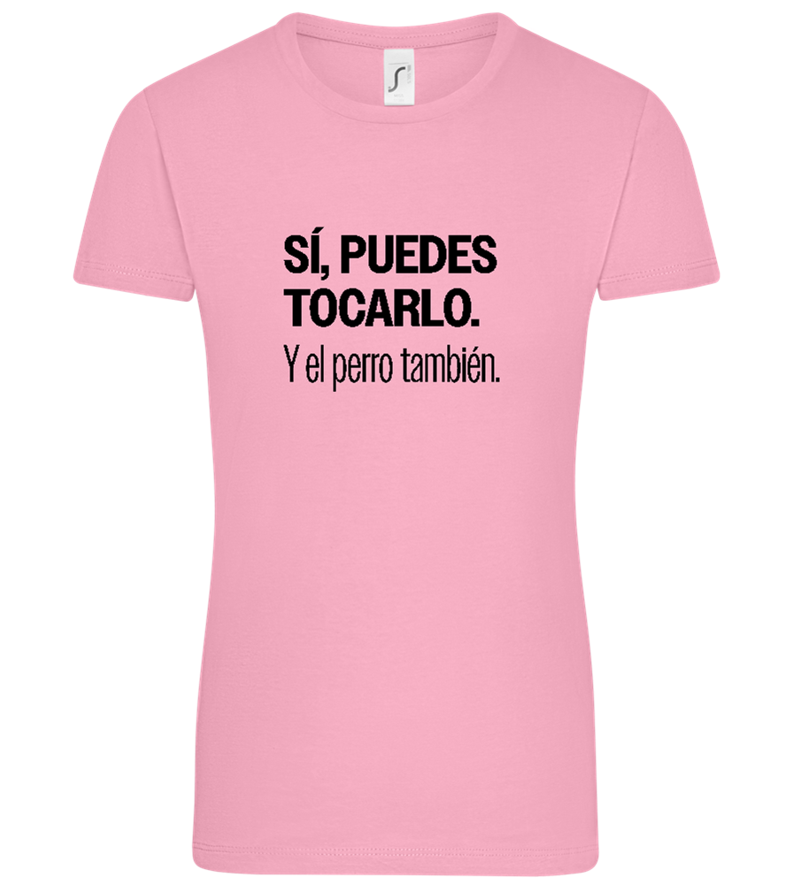 Puedes Rocarlo Design - Comfort women's t-shirt_PINK ORCHID_front